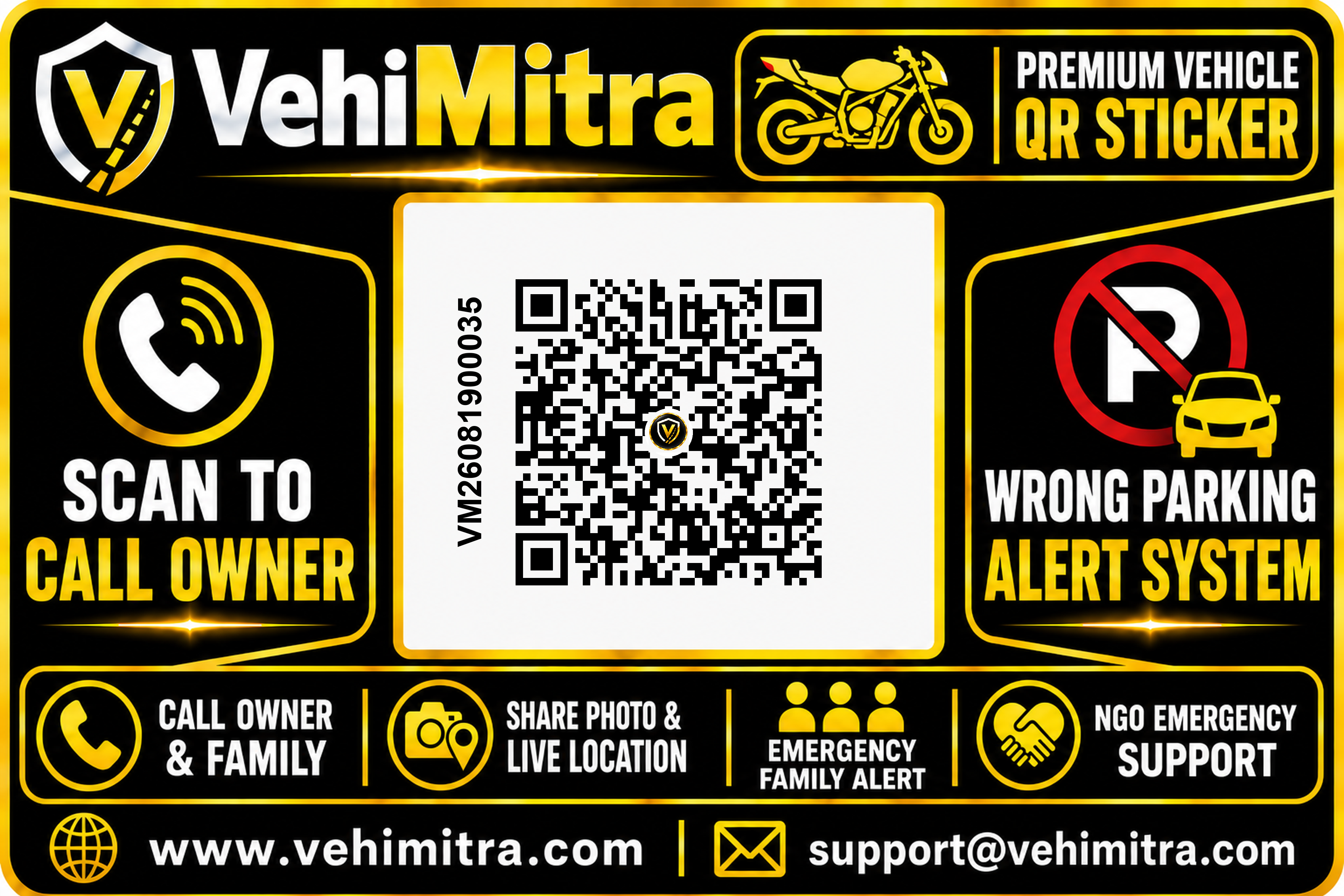 Emergency Bike QR